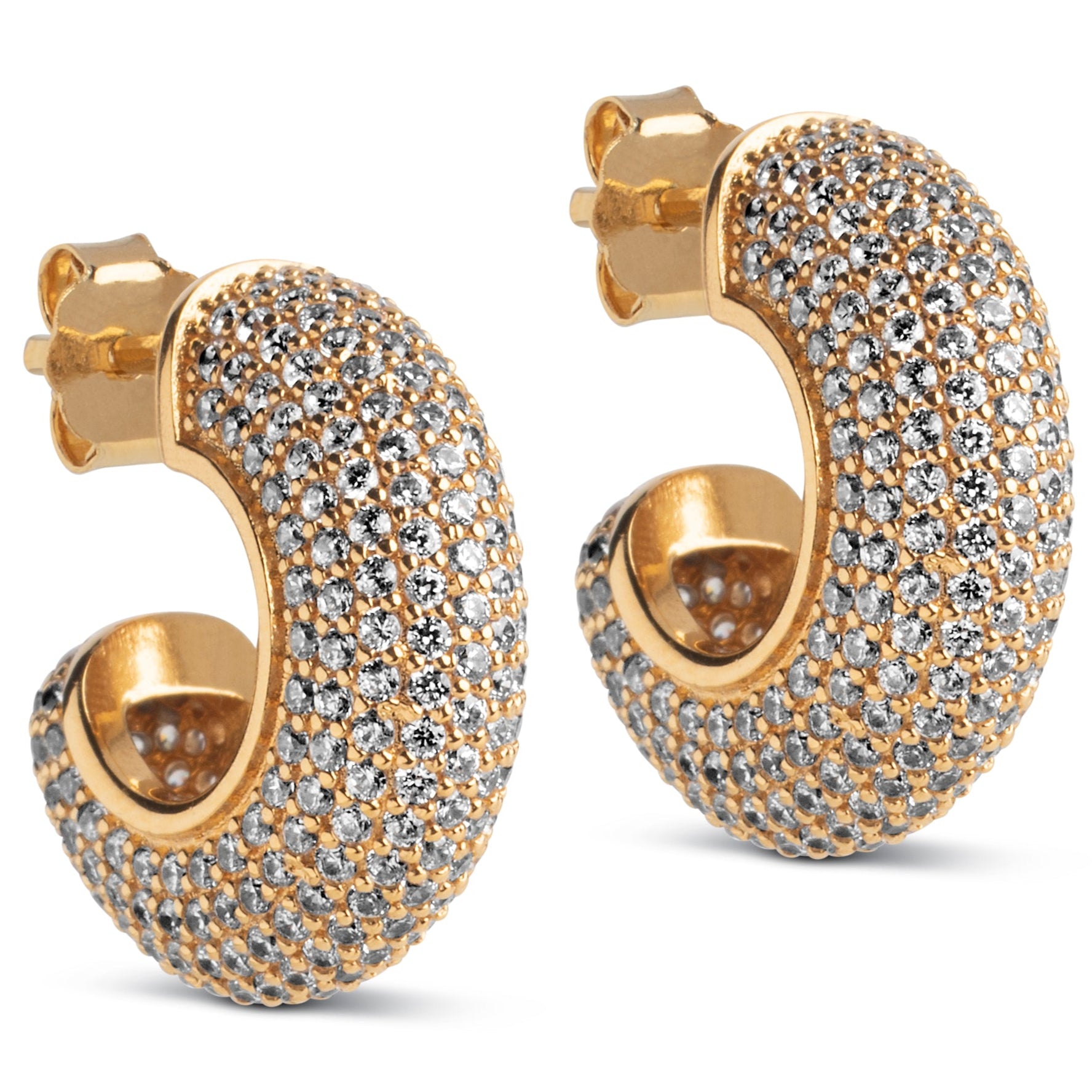 Enamel Sparkling Luna Øreringe