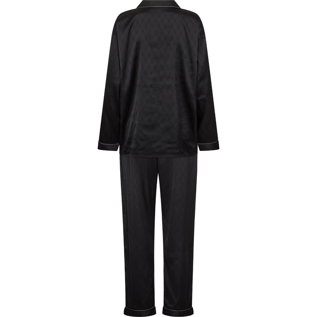 Hype The Detail Satin Pyjamas Black