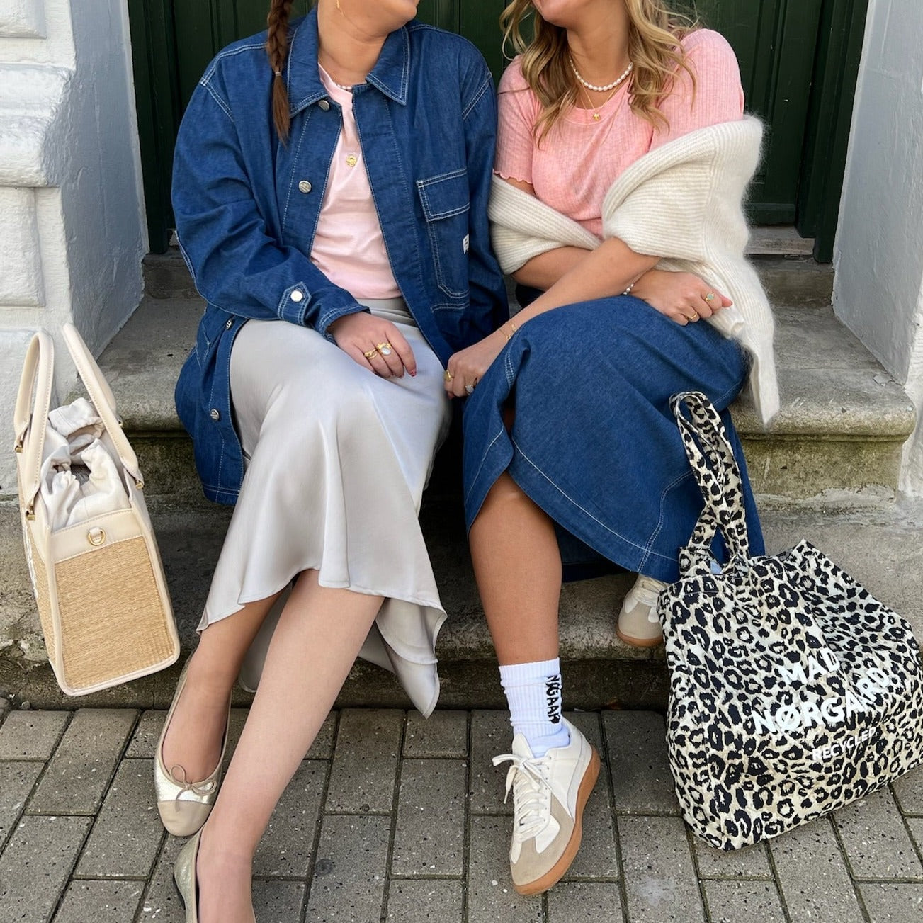 Mads Nørgaard Pointella Trixy T-shirt Rose Tan Melange