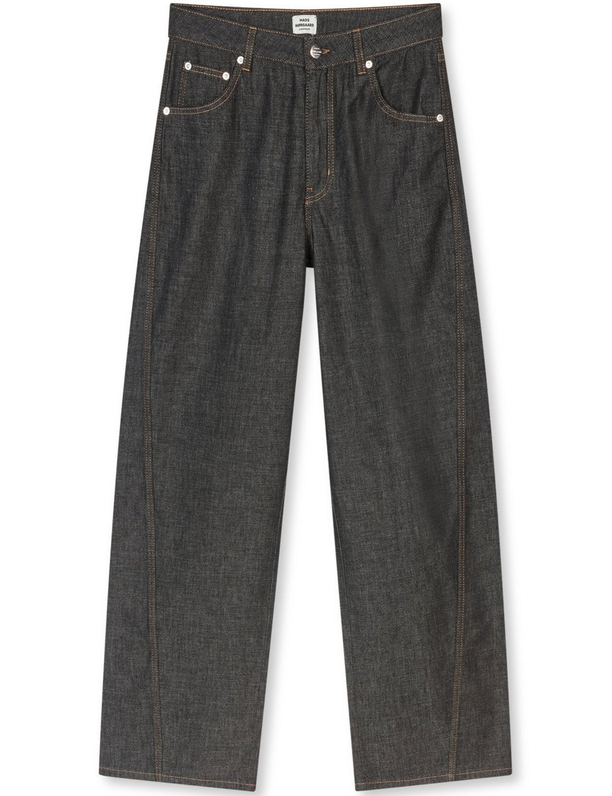 Mads Nørgaard Soft Denim Christel Jeans Black Melange Hot på udsalg