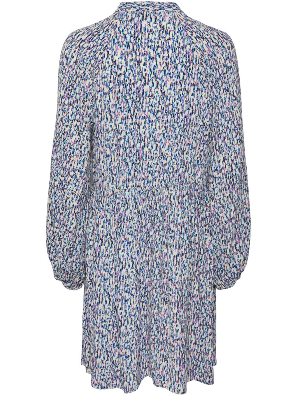 Pieces Maxine LS Kjole Cloud Dancer Grafic Online Hot Salg