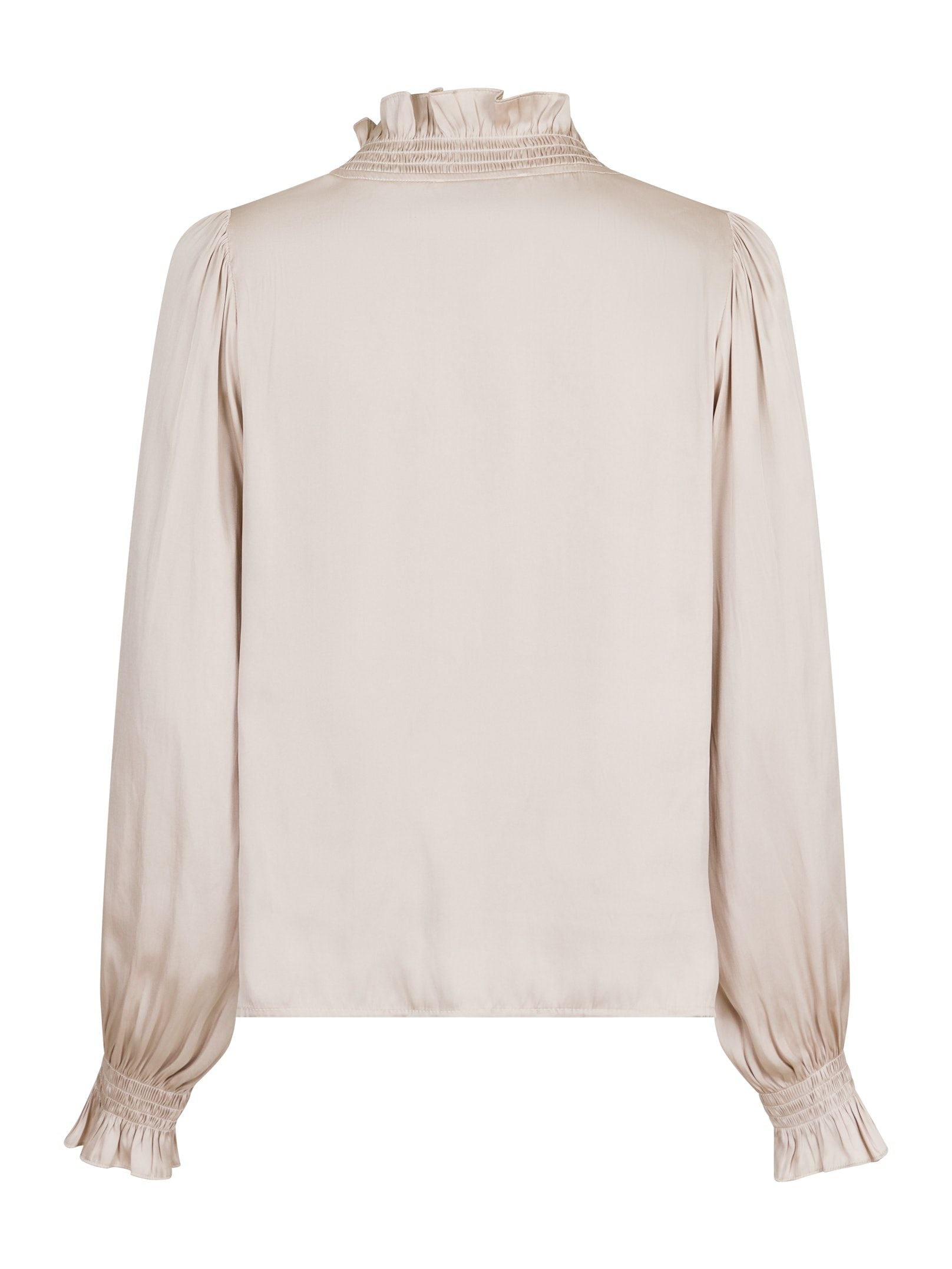 Neo Noir Brielle Satin Bluse Champagne