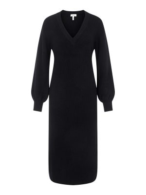 Object Malena Strikkjole Black NOA24