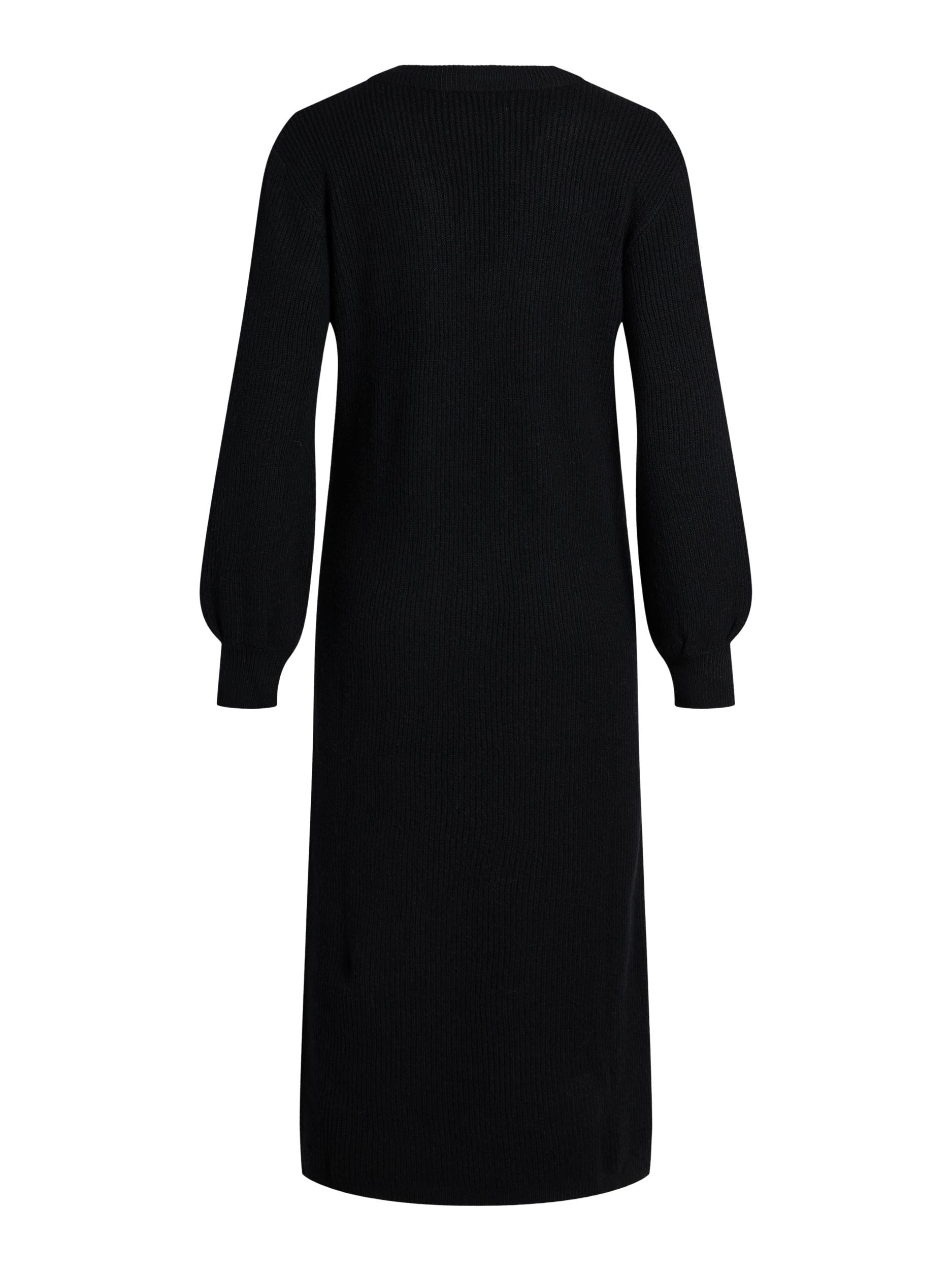 Object Malena Strikkjole Black NOA24