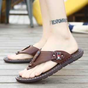Victor | Komfortabel sandal i læder
