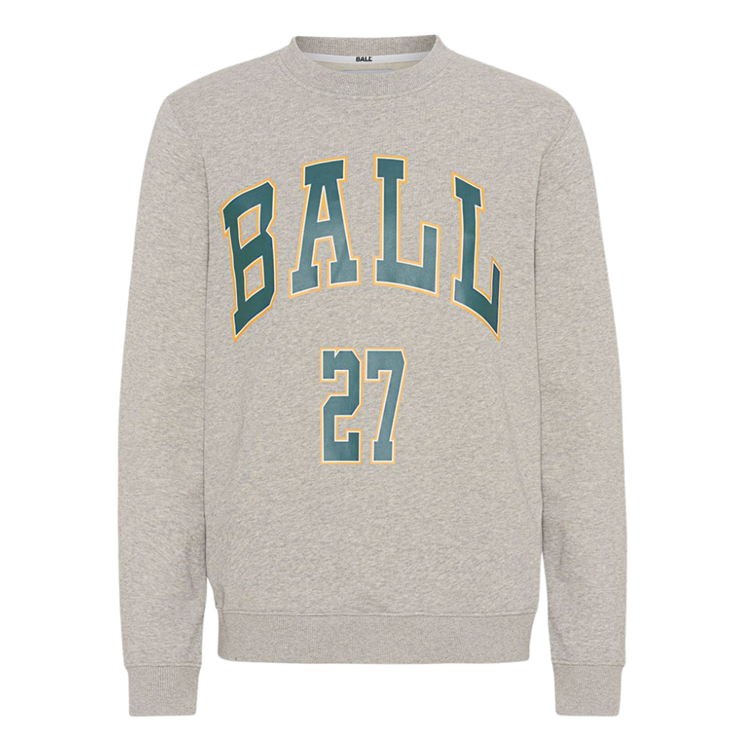 Ball R. Wills Sweatshirt White Melange Rabat