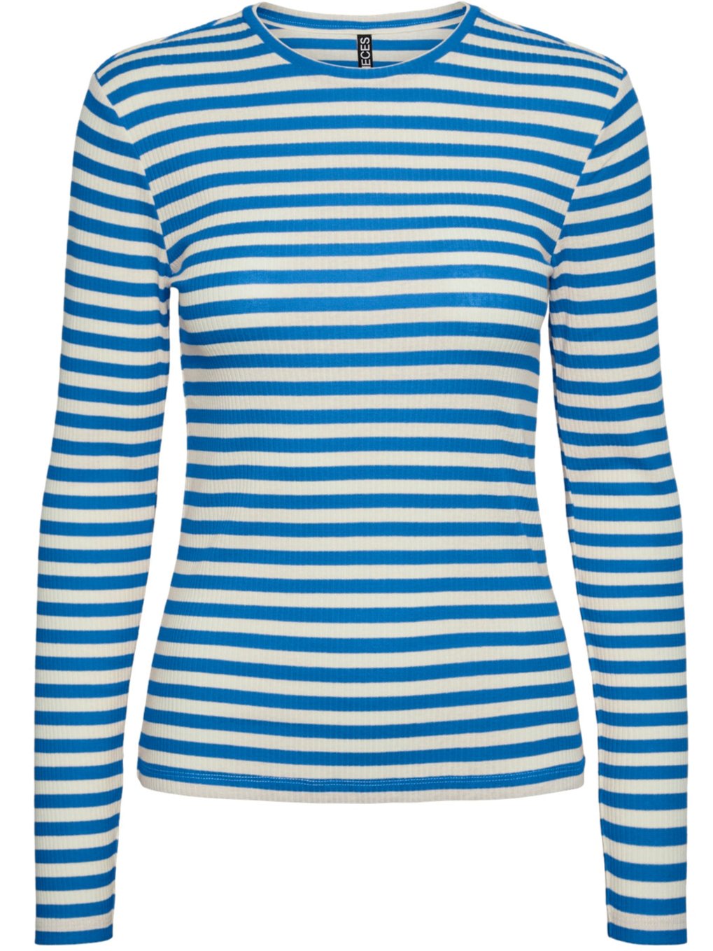 Pieces Ruka LS Top French Blue/Cloud Dancer NOA25