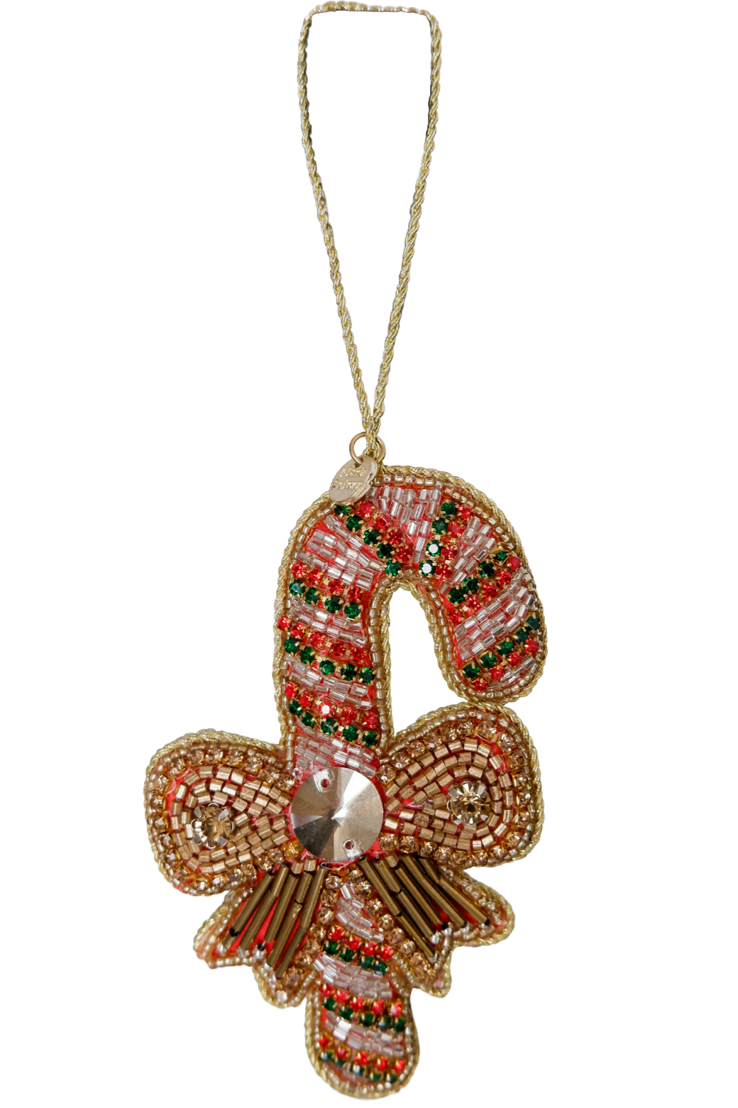 Black Colour Candy Cane Christmas Ornament