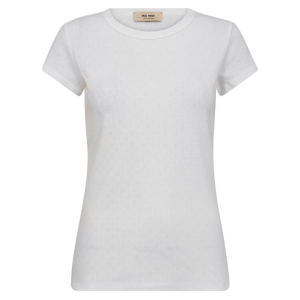 Mos Mosh Lago O-SS T-shirt White Online salg