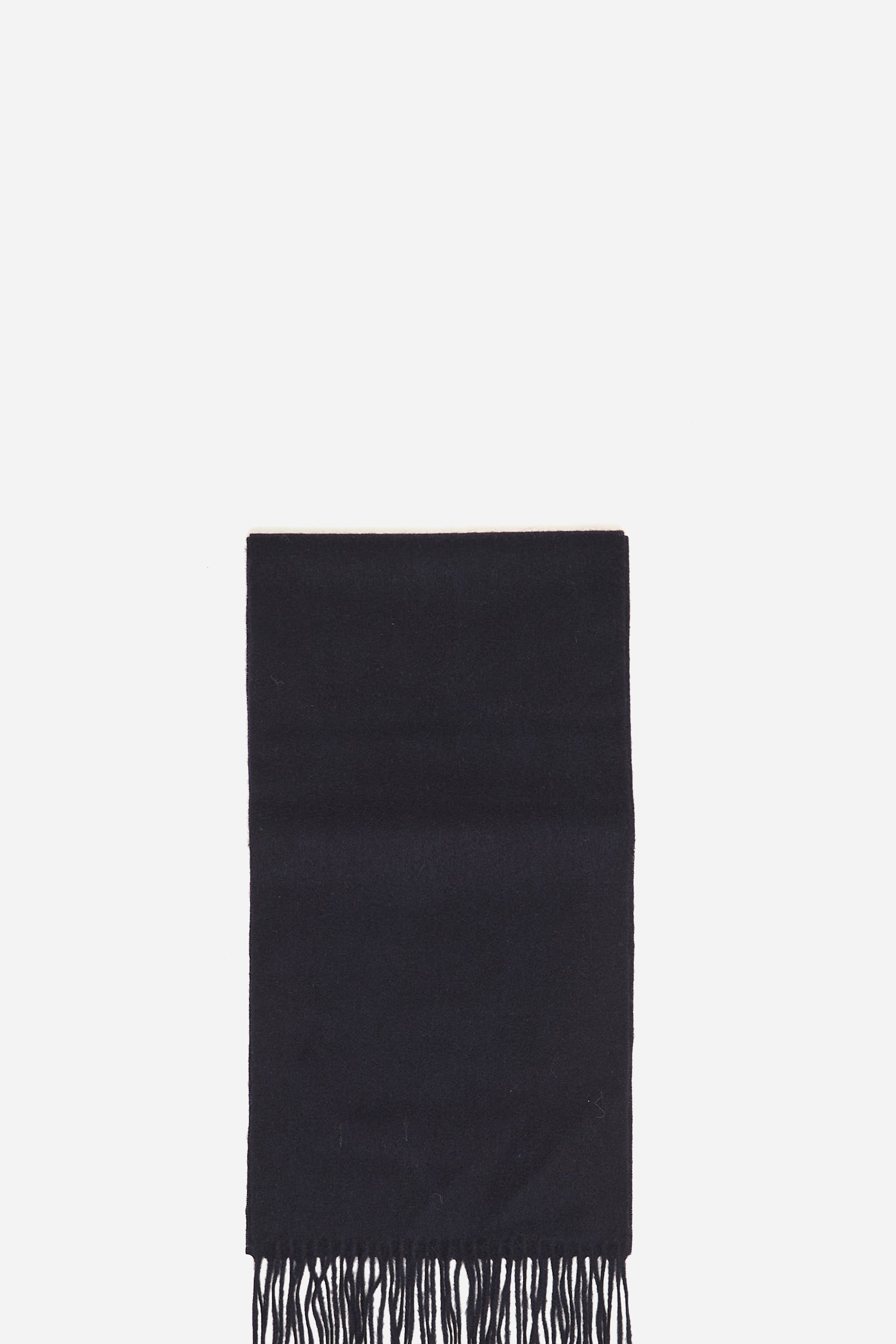 Soft Wool Scarf Navy Online salg