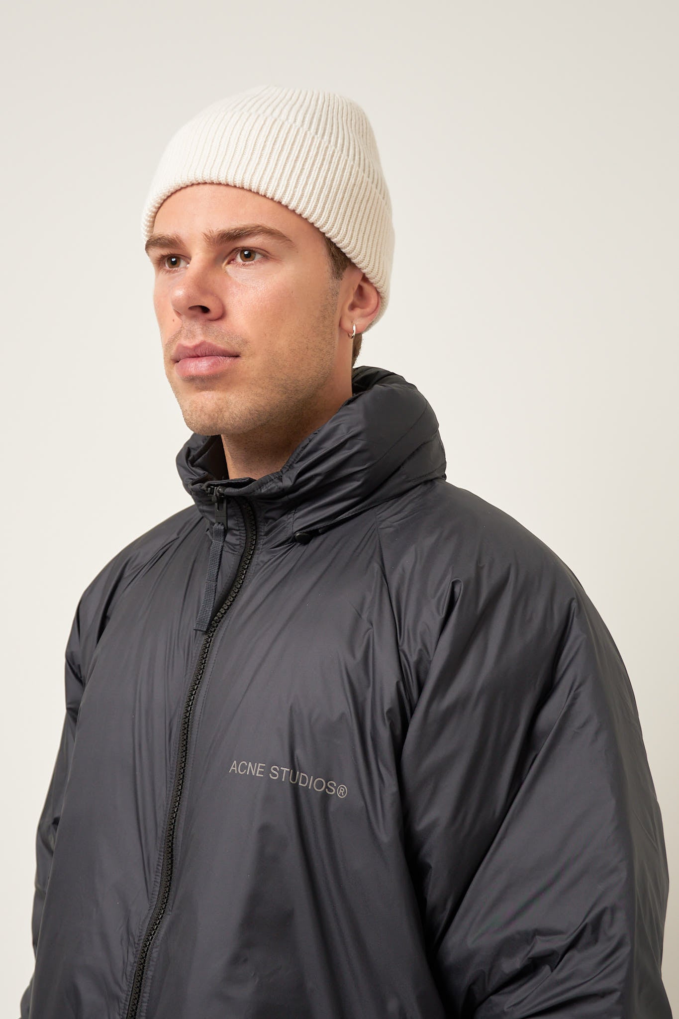 Winter Cashmere Beanie White