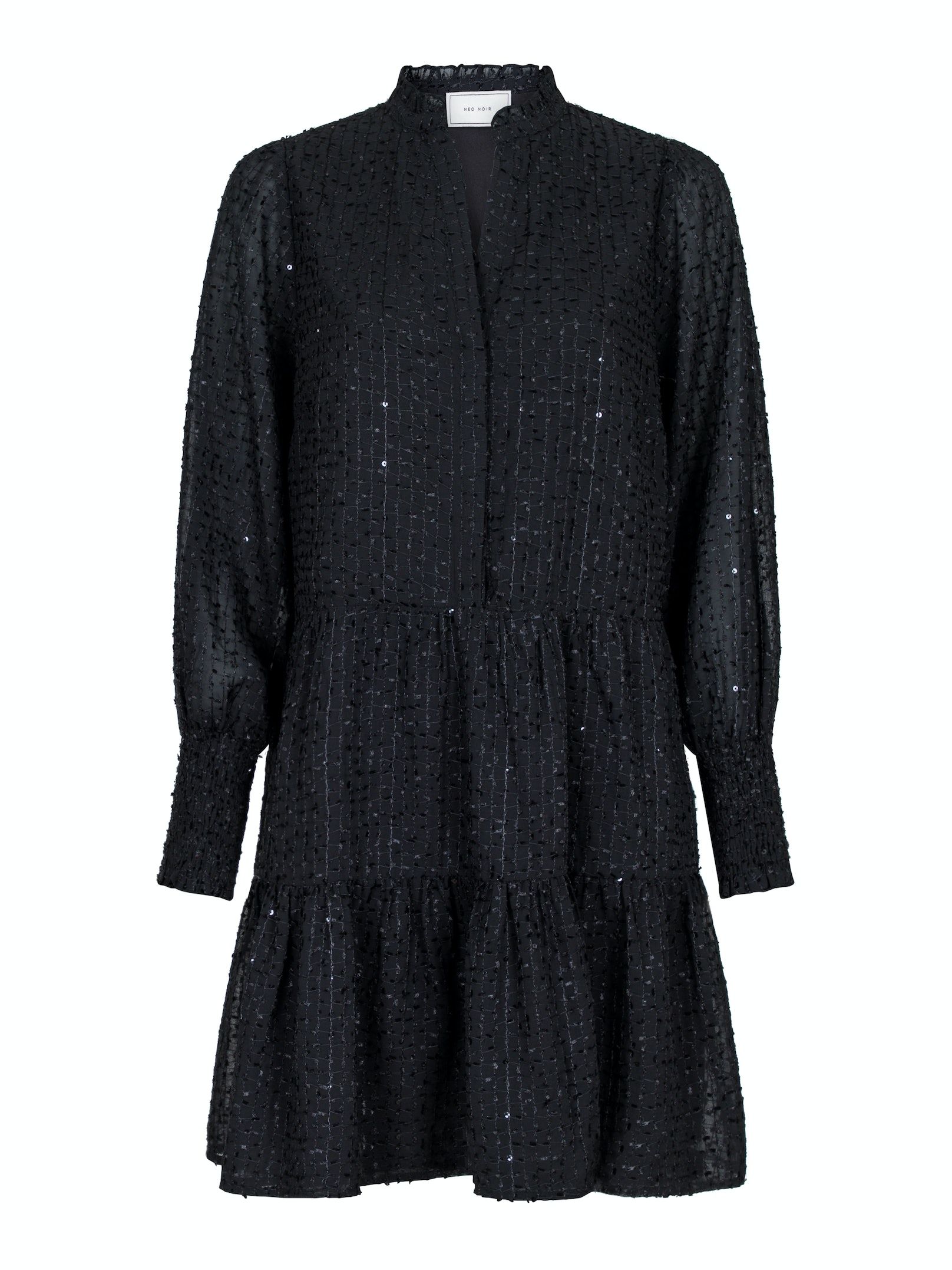 Neo Noir Blunt Glam Kjole Black