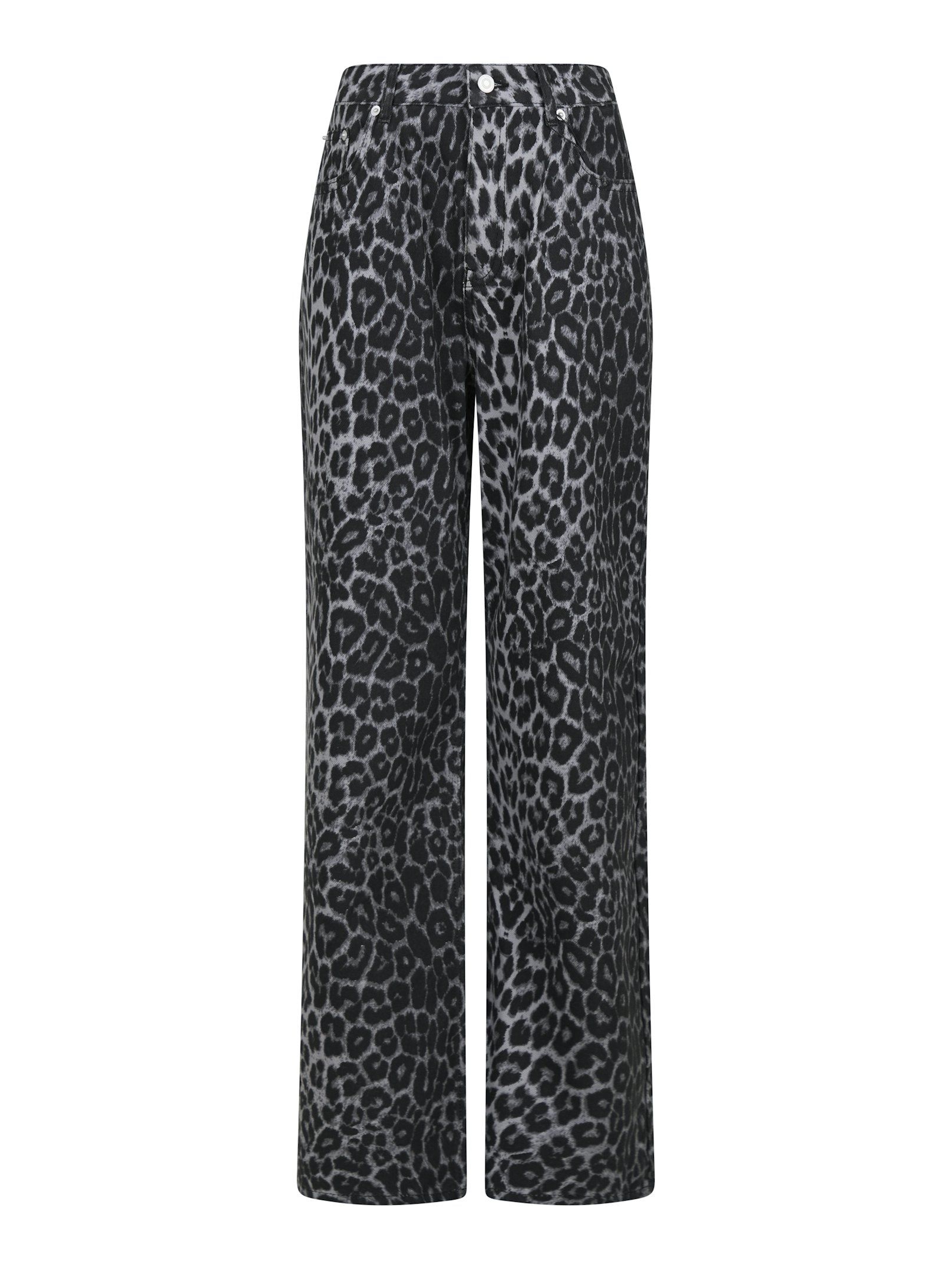 Neo Noir Simona Leopard Bukser Grey Leopard Online nu