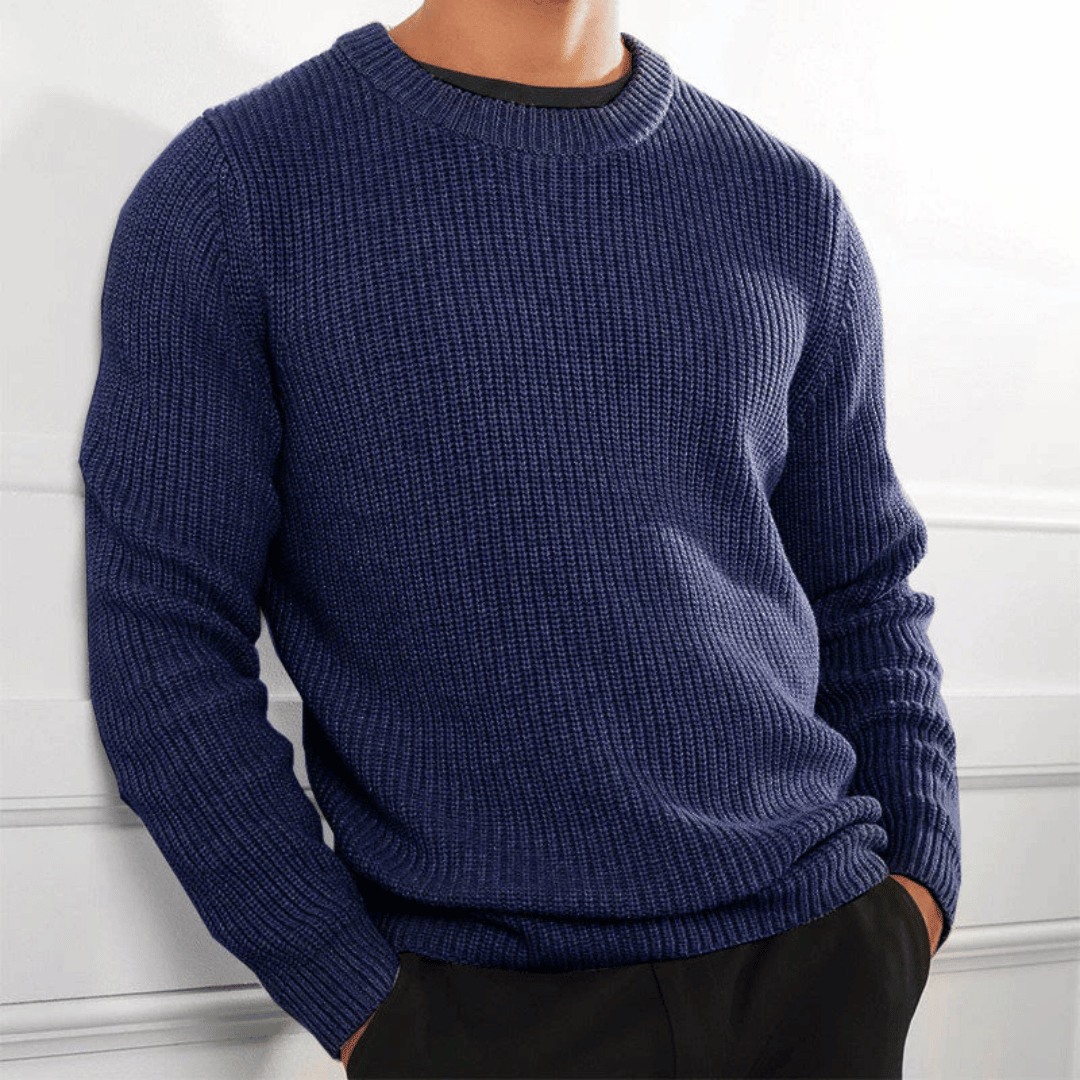 Arne | Komfortabel sweater med besætning
