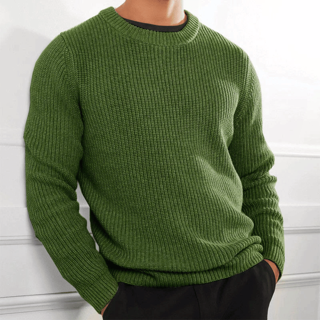 Arne | Komfortabel sweater med besætning