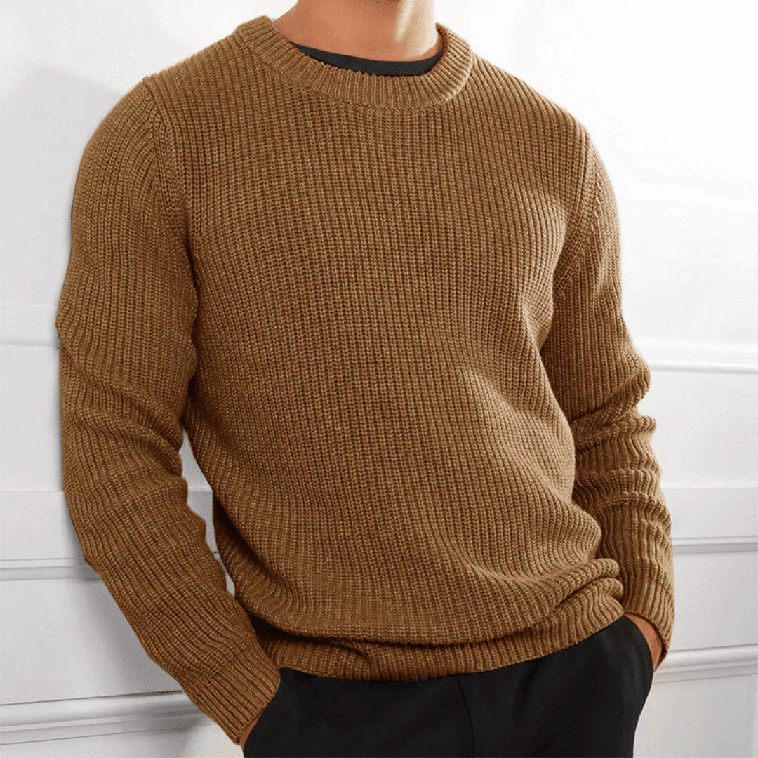 Arne | Komfortabel sweater med besætning
