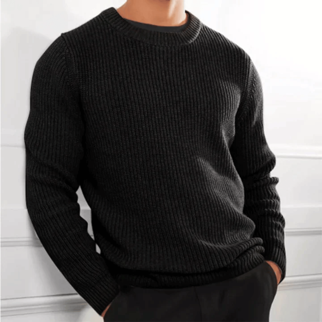 Arne | Komfortabel sweater med besætning
