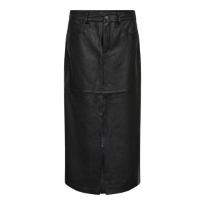 Co'Couture Pheobe Leather Slit Nederdel Black Online nu