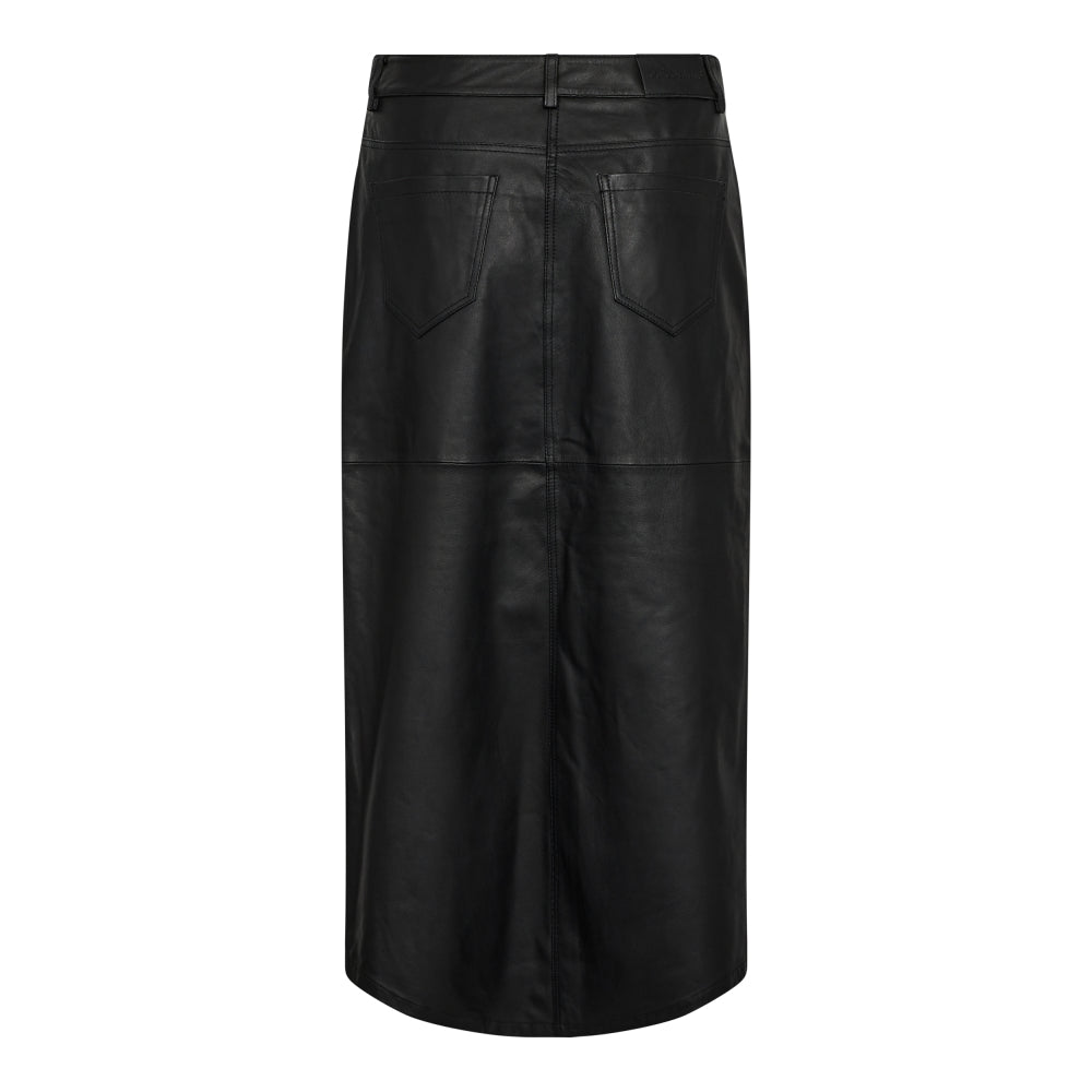 Co'Couture Pheobe Leather Slit Nederdel Black Online nu