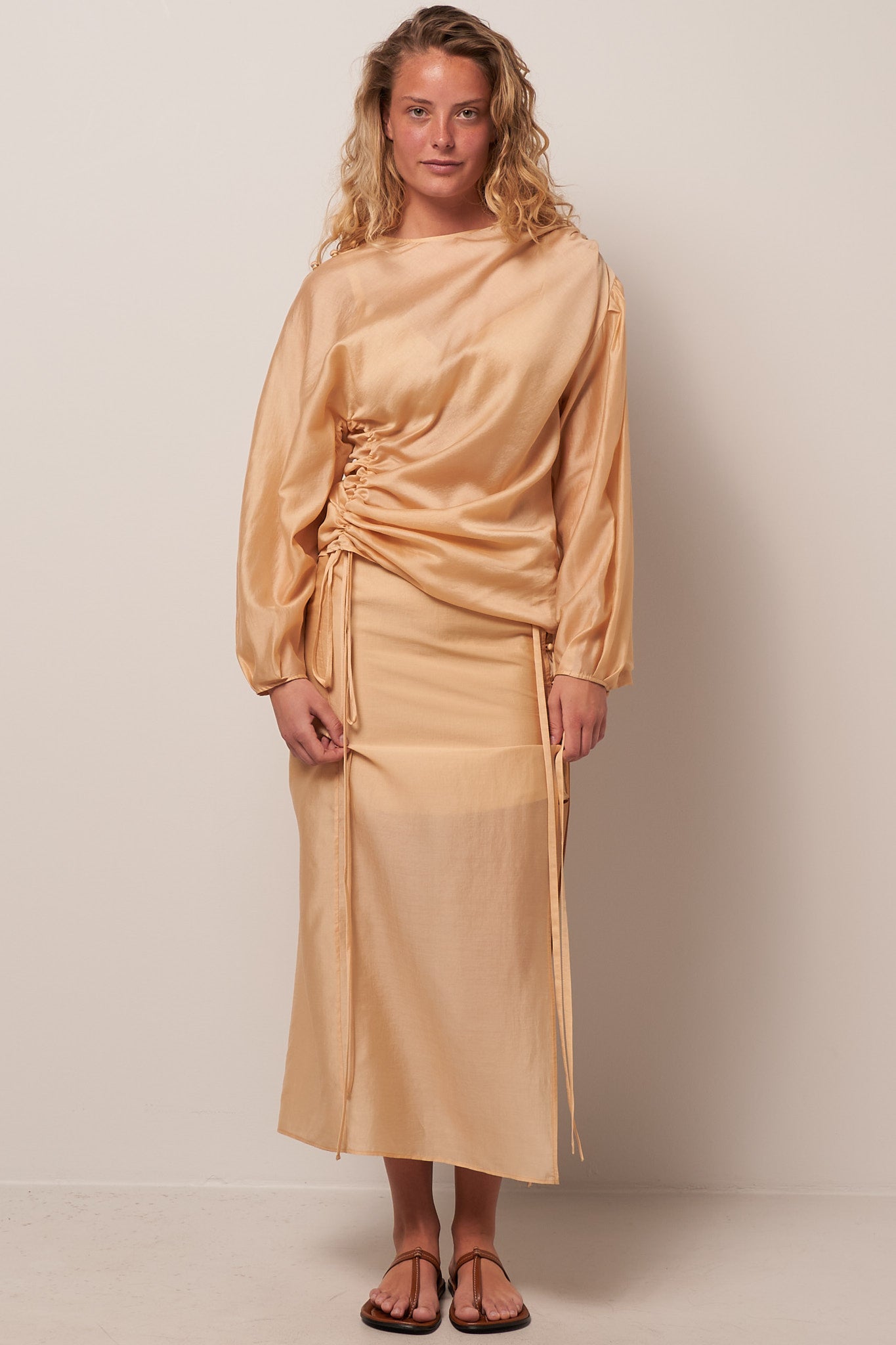 Ebba Top Tan Levere