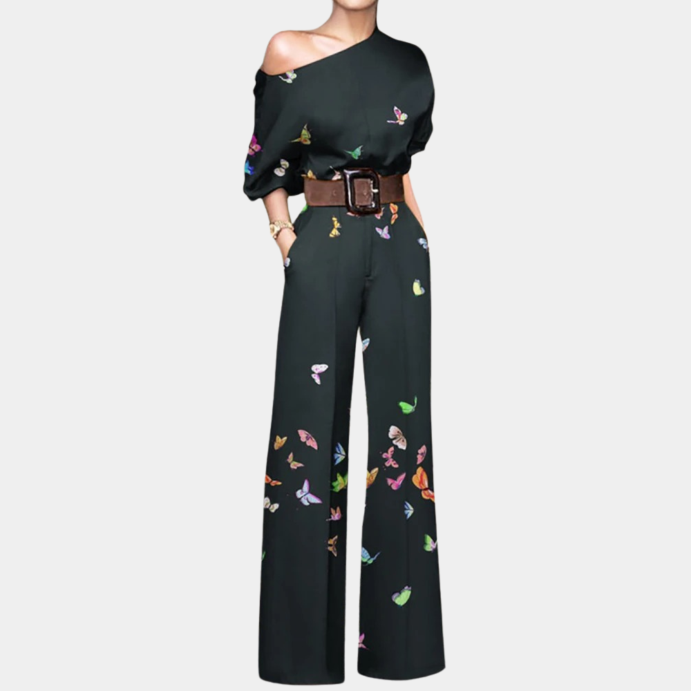 Kirstine | Butterfly Stilfuld jumpsuit Online salg