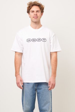 S/S Bumper T-Shirt White/Black Levere