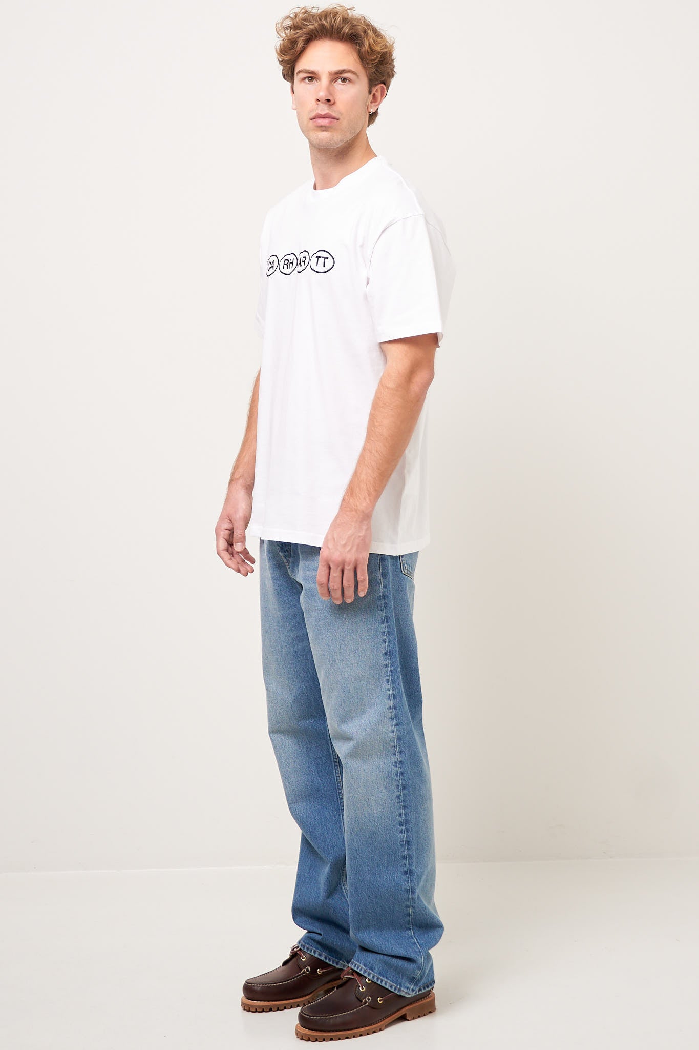 S/S Bumper T-Shirt White/Black Levere