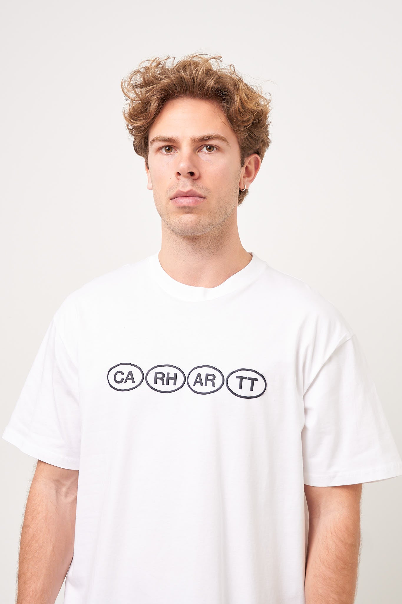 S/S Bumper T-Shirt White/Black Levere