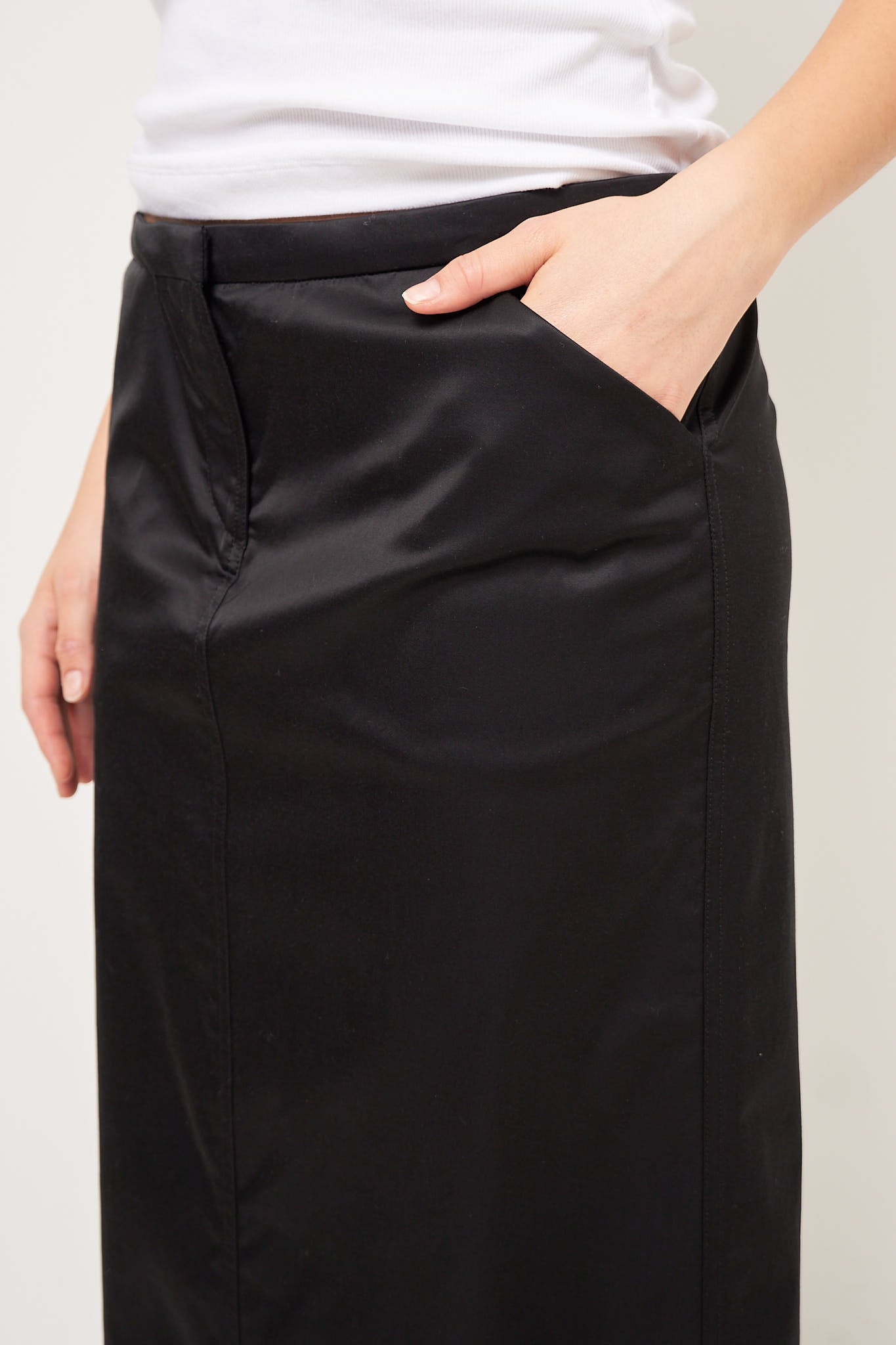 Straight Skirt Black