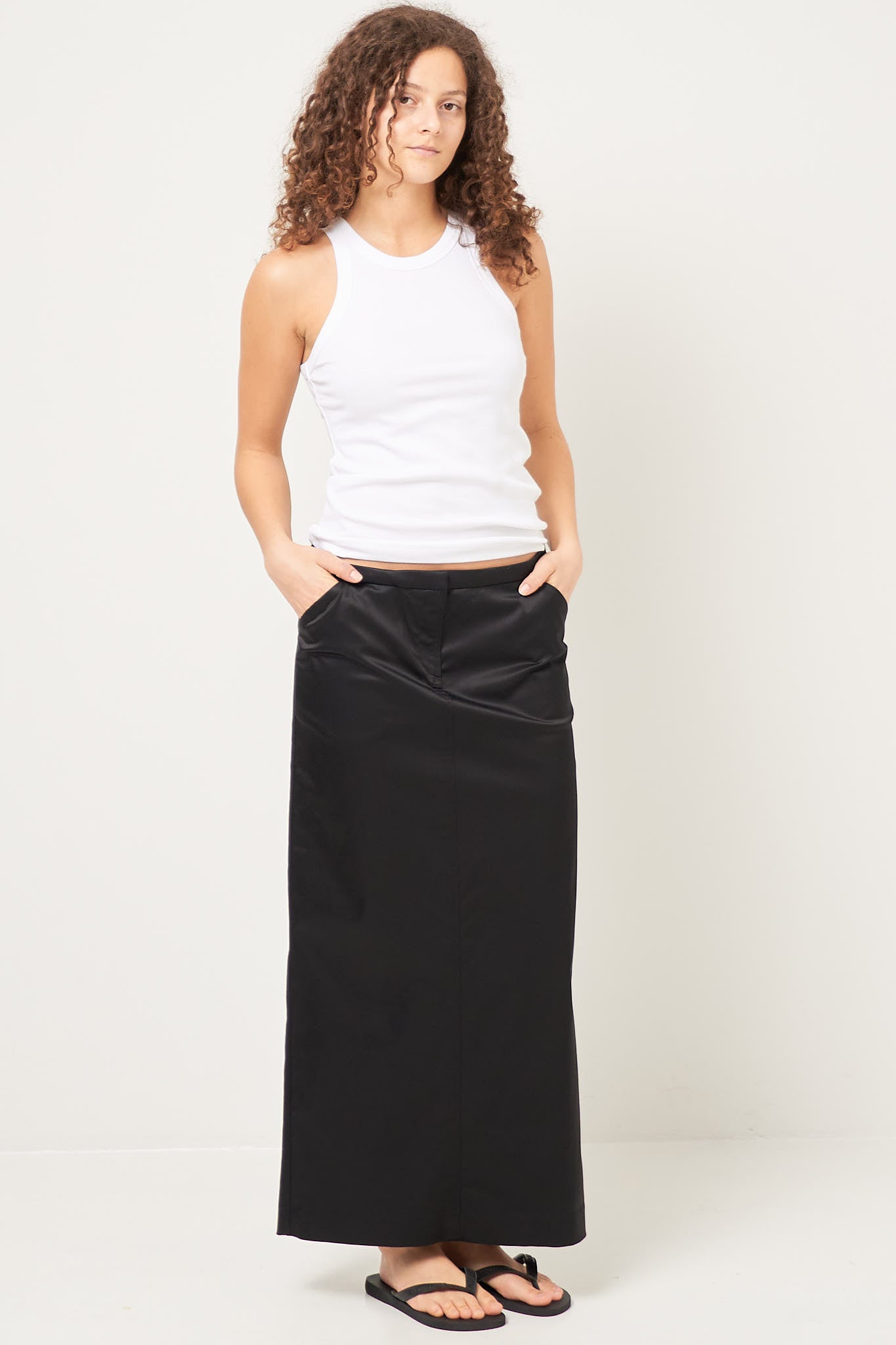 Straight Skirt Black