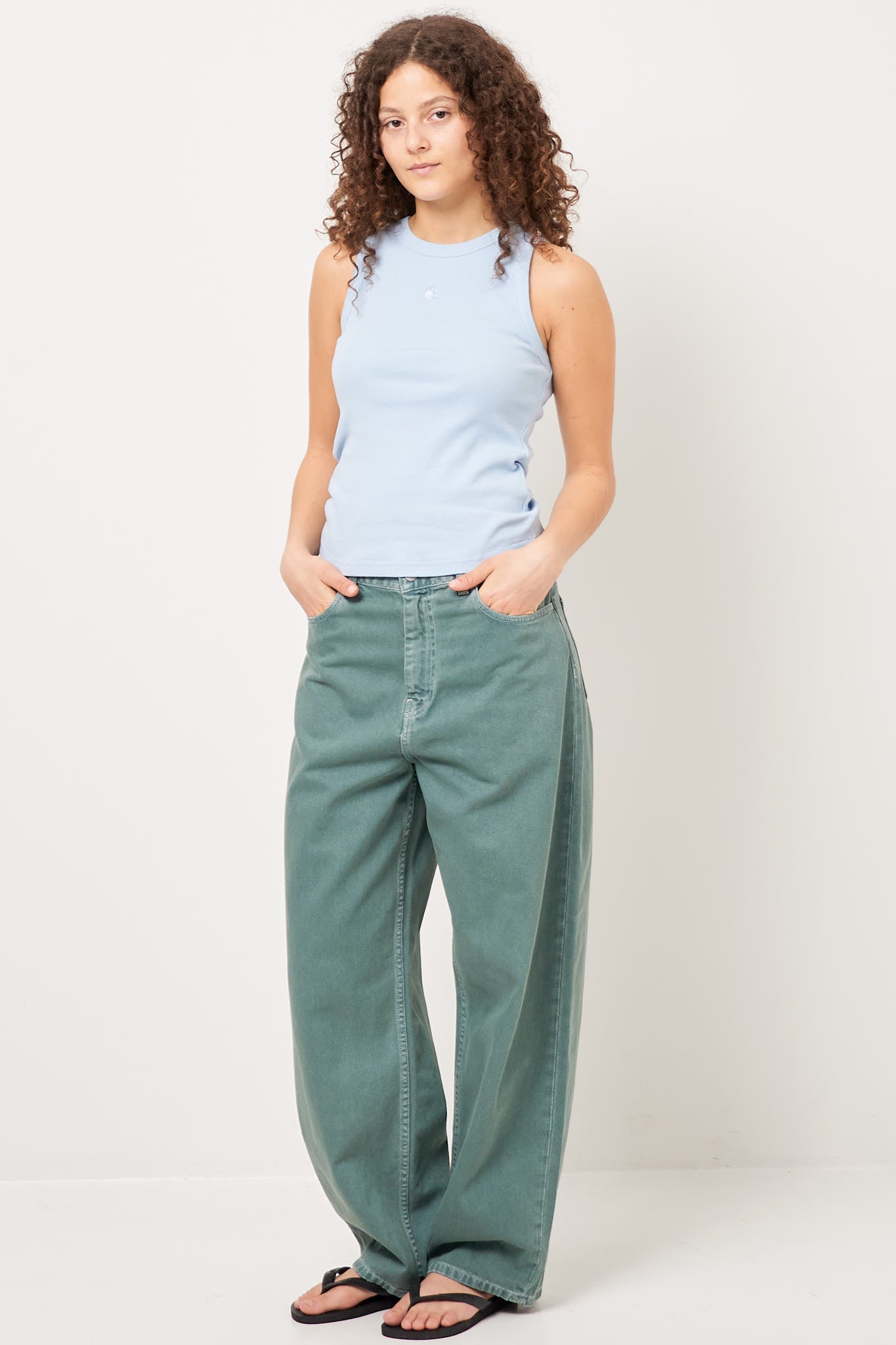 W' Brandon Pant Silver Pine Online salg