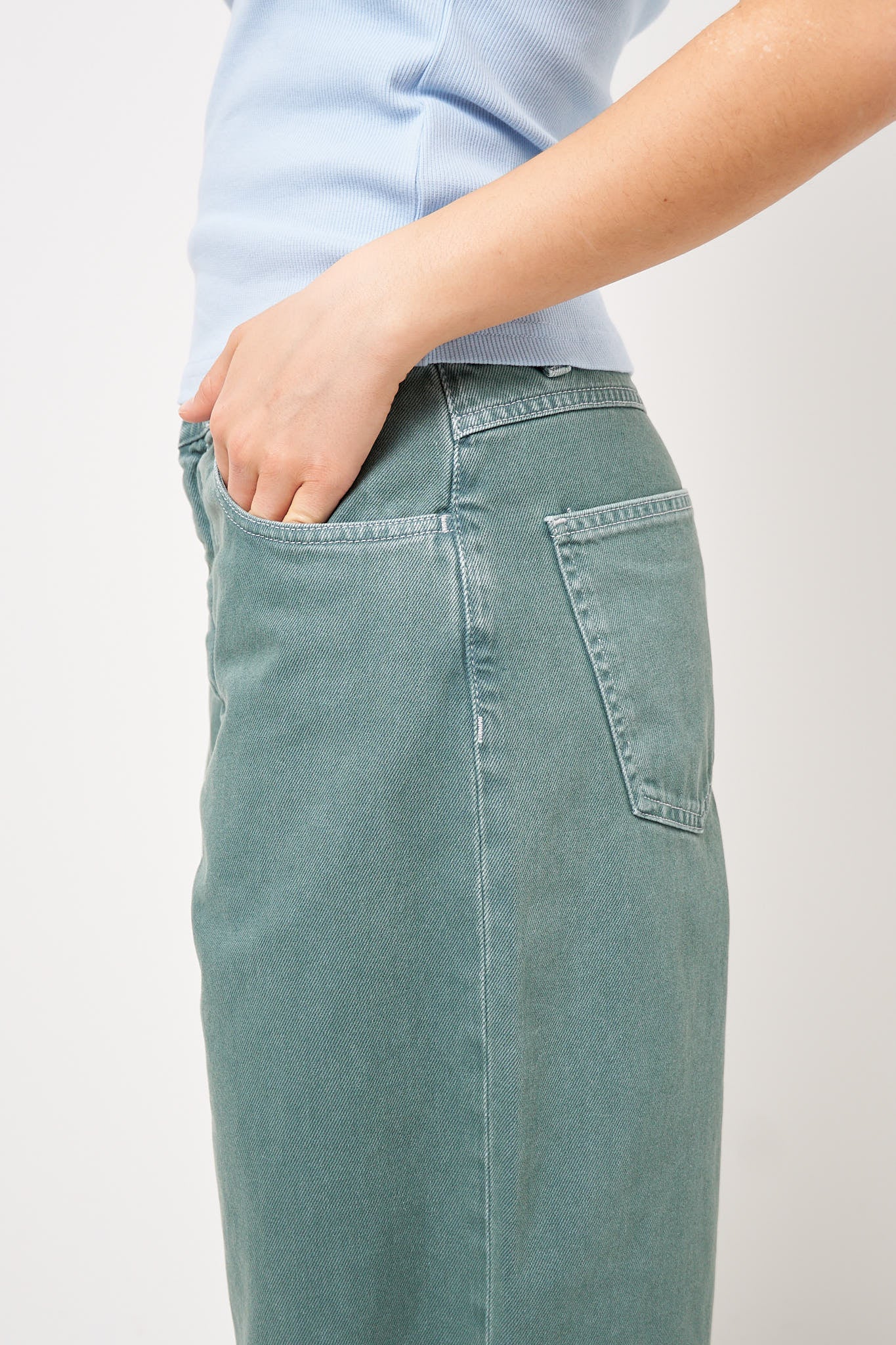 W' Brandon Pant Silver Pine Online salg