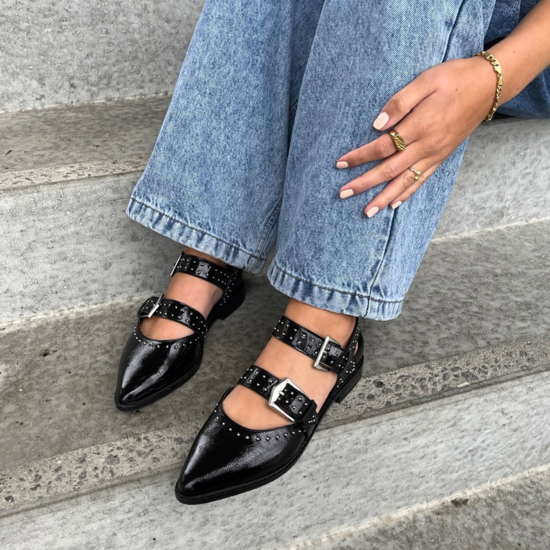 Copenhagen Shoes Close To You Loafer Black Patenting