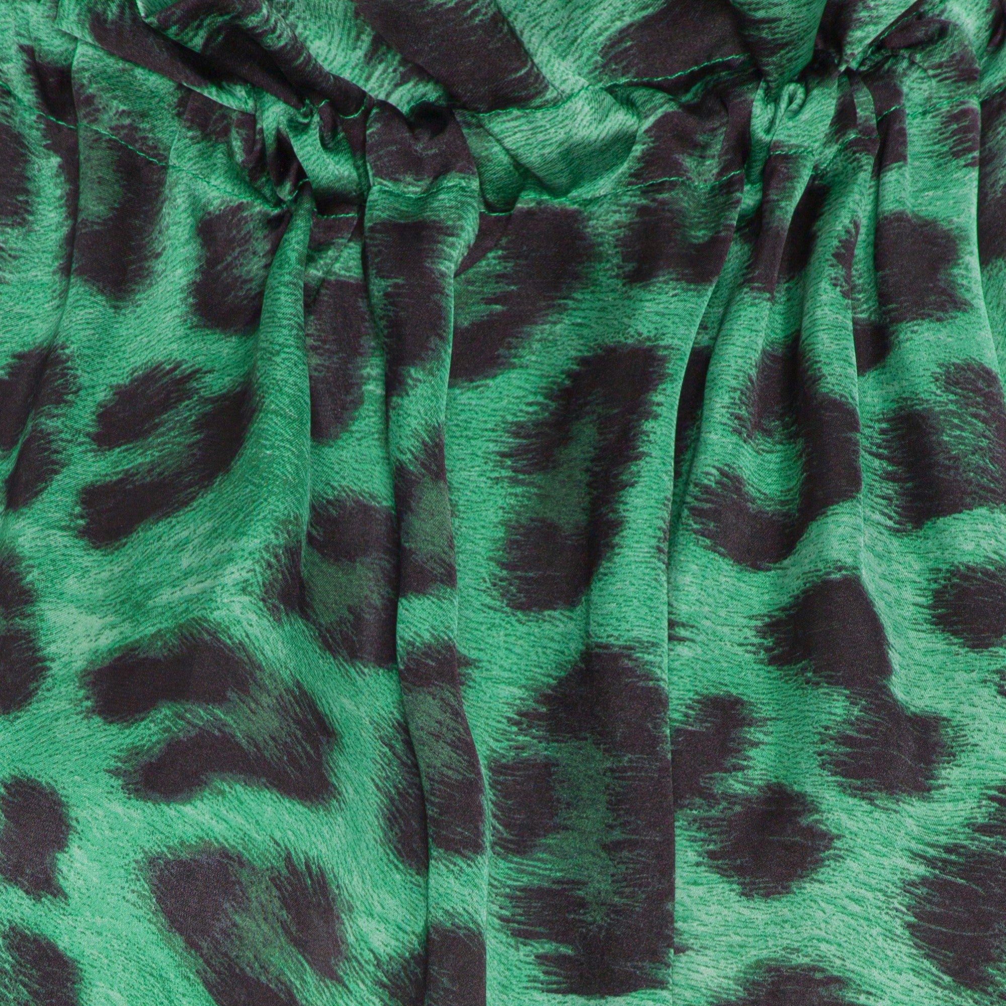 Karmamia Copenhagen Ruffle Tie Top Emerald Leo