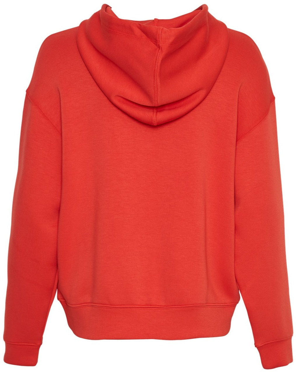 MSCH Copenhagen Ima Q Logo Hood Sweatshirt Aur Red Mode