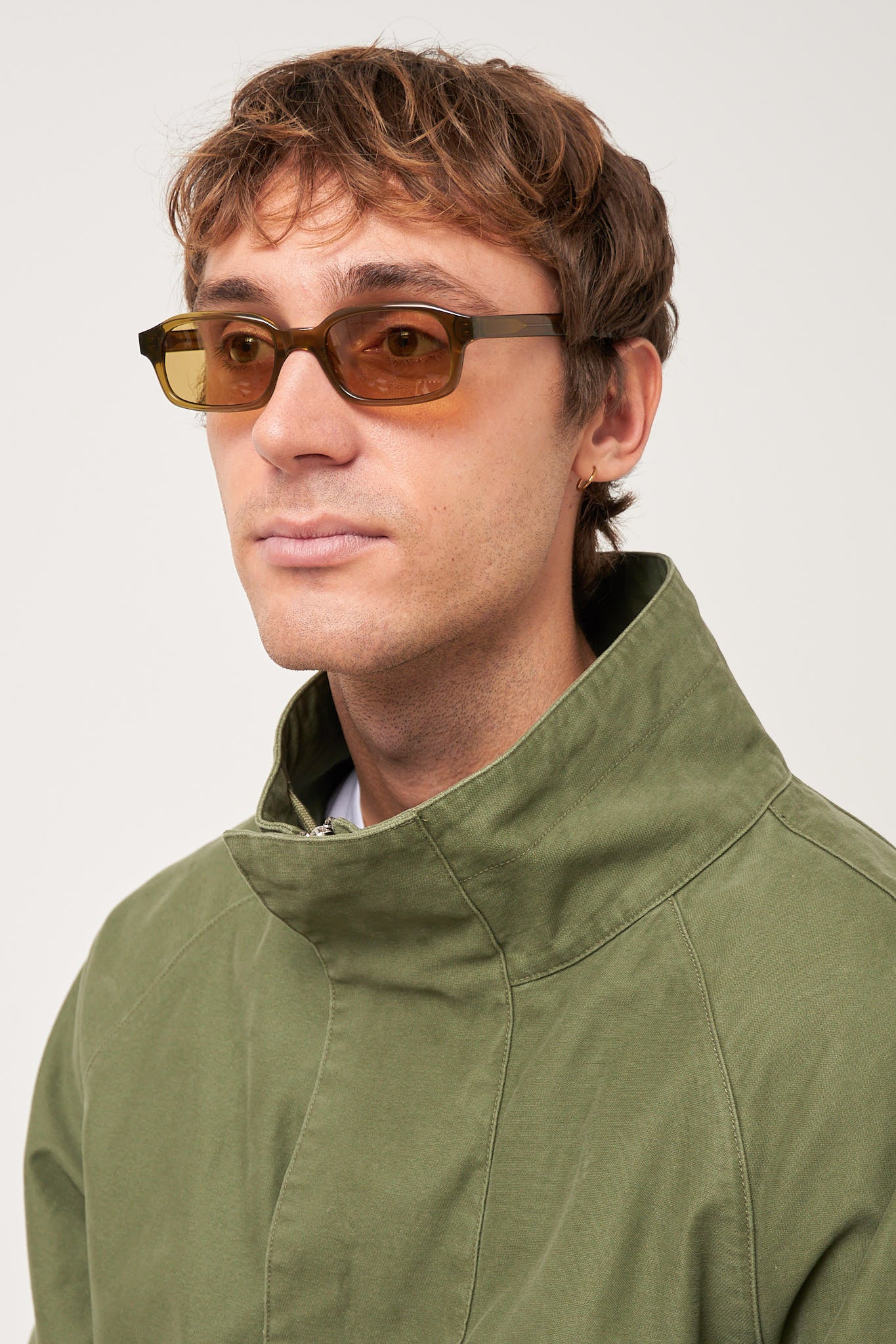 Hanky Crystal Olive/Smoked Olive Lens