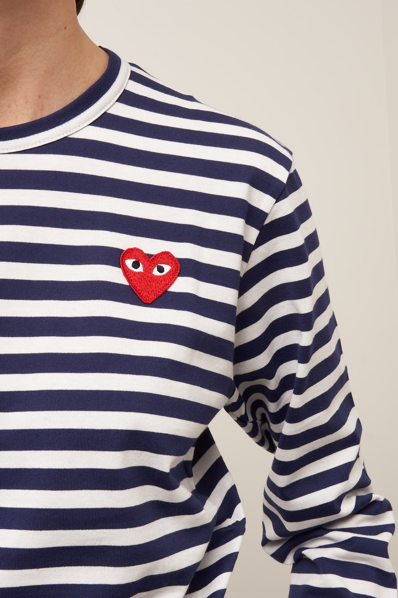 Striped LS T-shirt Navy