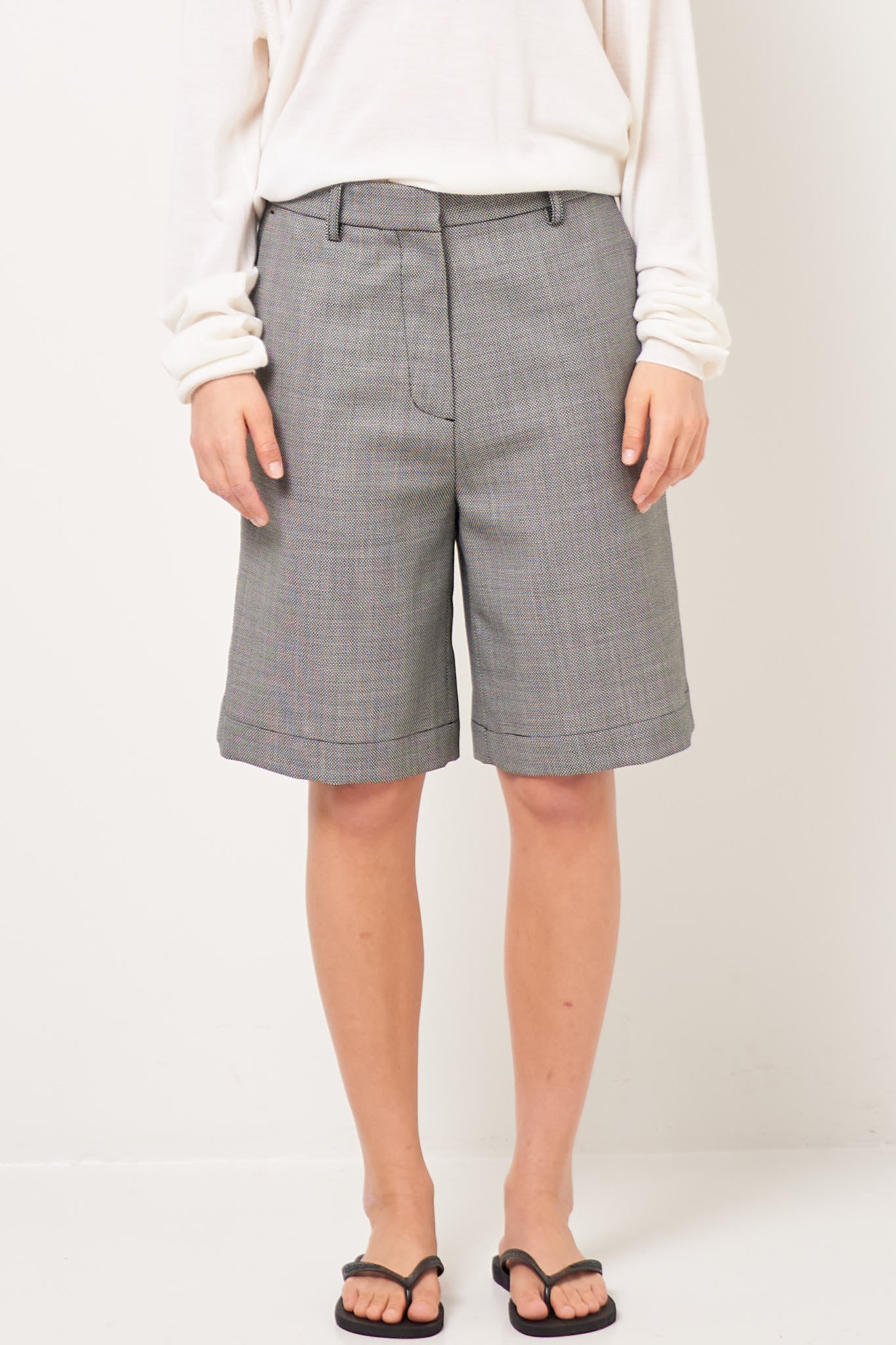 Bea Bermuda Shorts Circle Grid