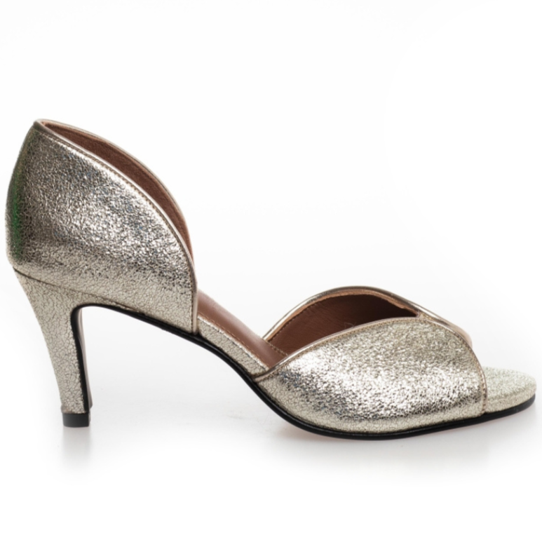 Copenhagen Shoes Love And Peach Stilet Platino Udsalg