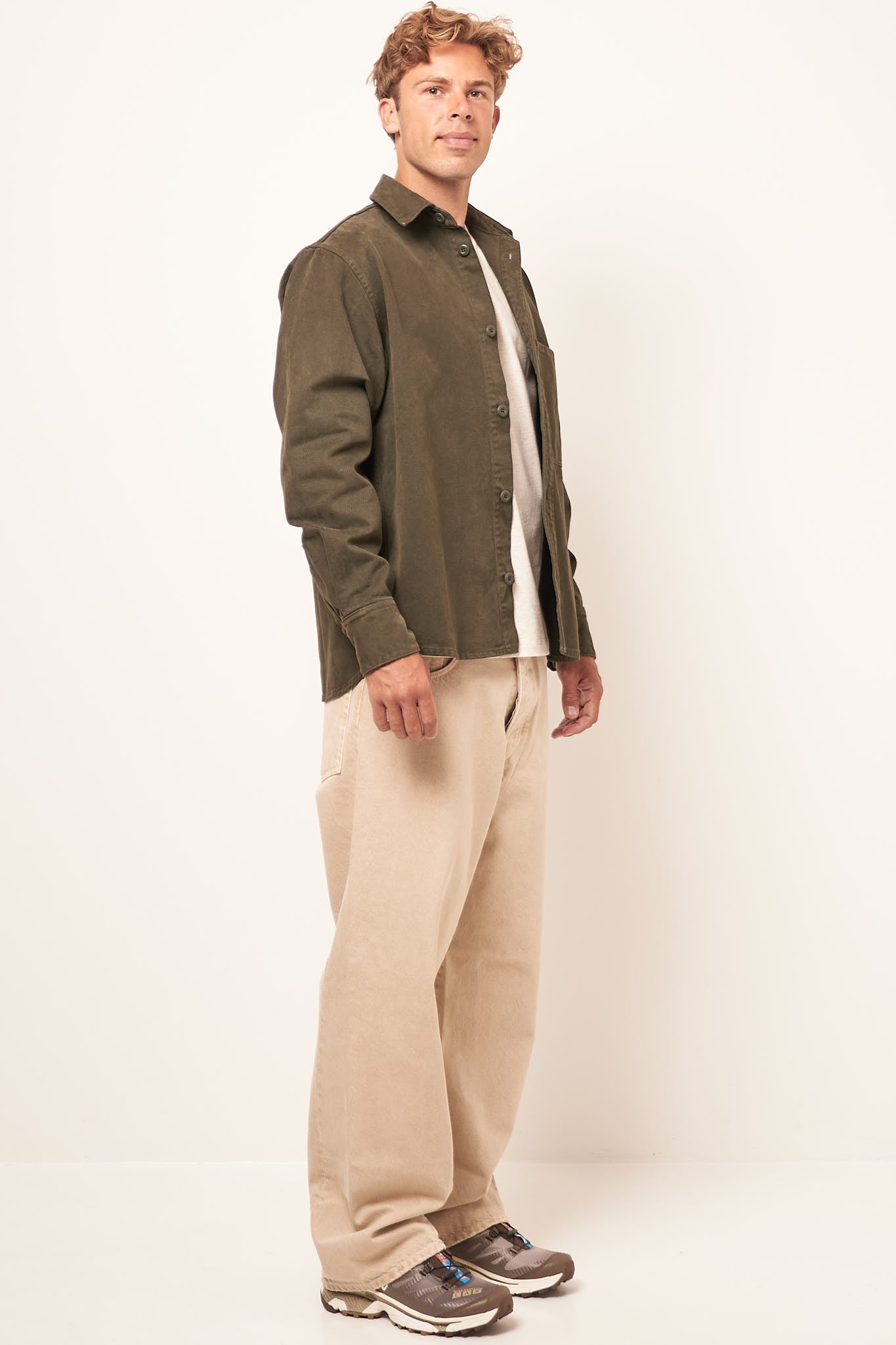 Flow Overshirt Army Levere
