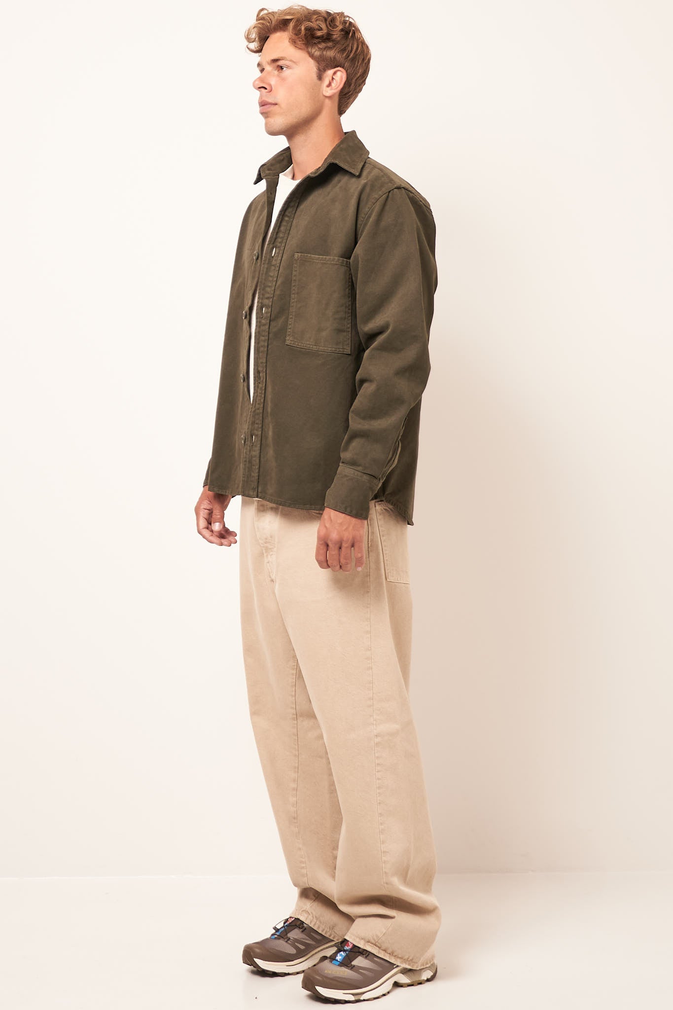 Flow Overshirt Army Levere