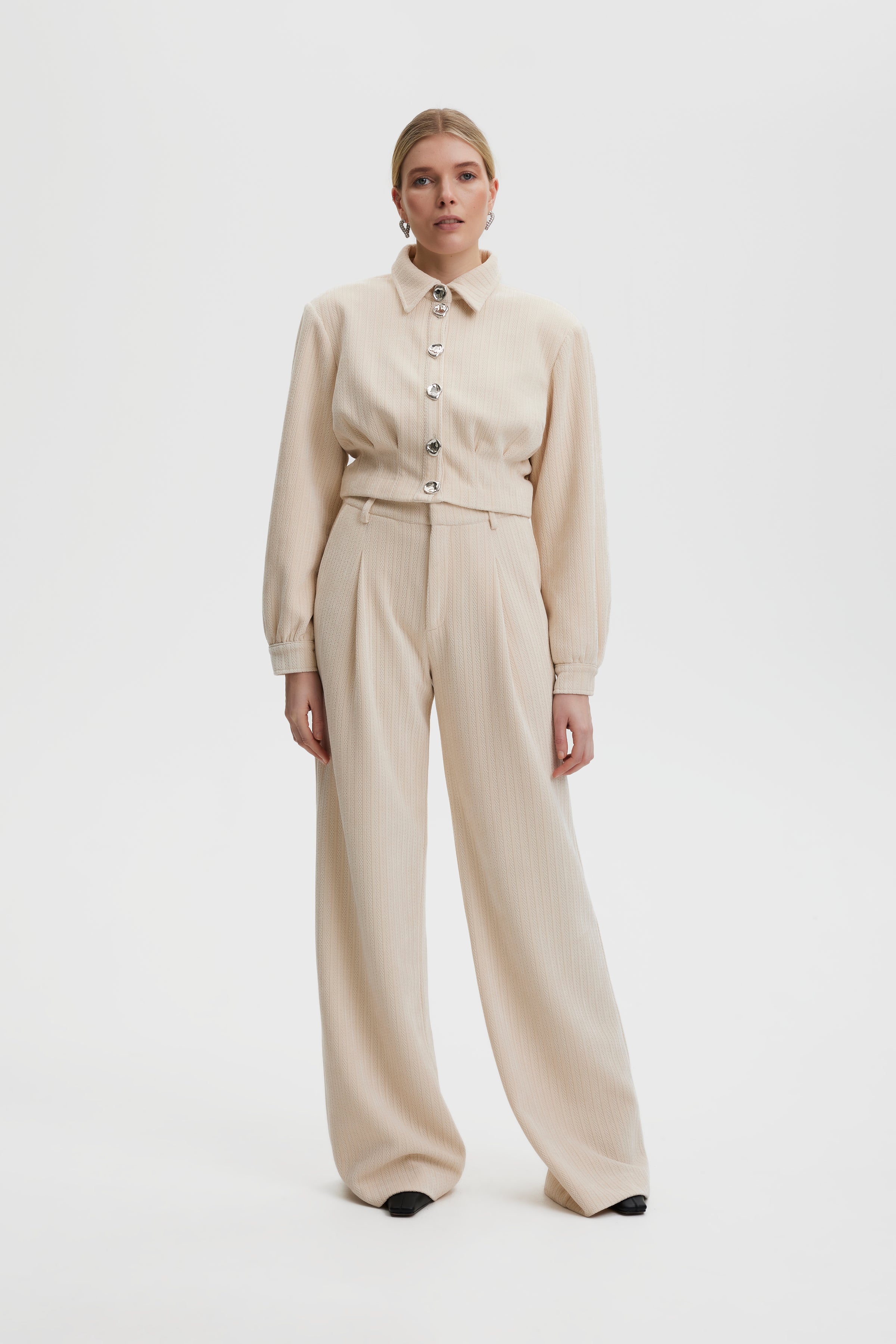 Gestuz Elnora Jakke Off White Structure