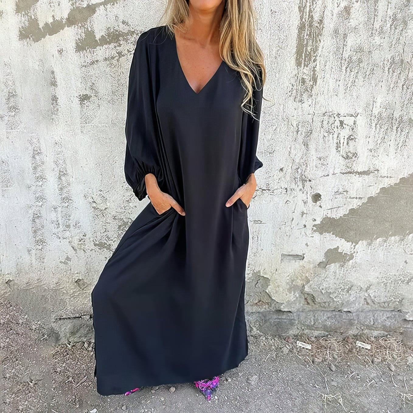 Olivia | Lang boho-kjole