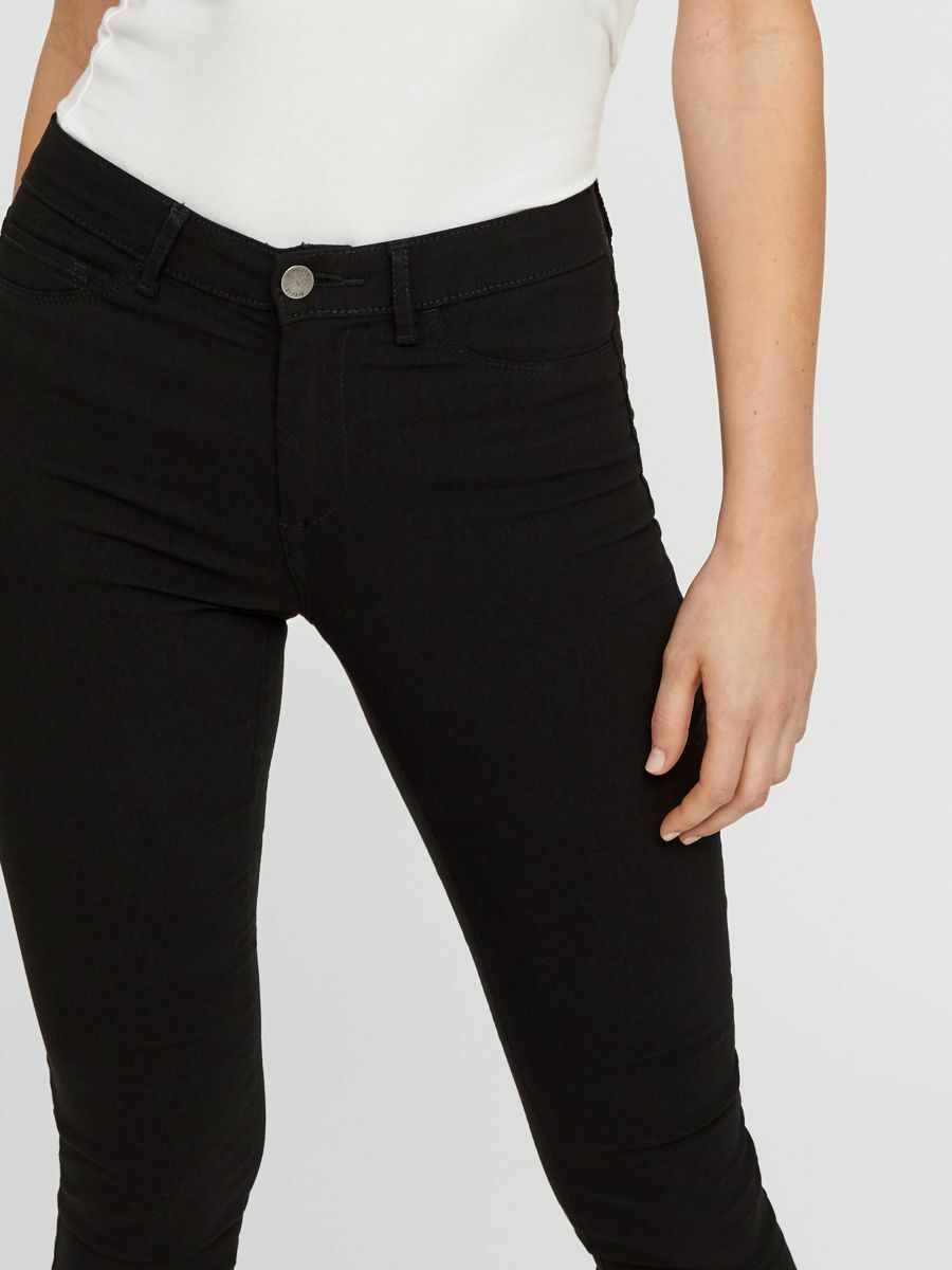 Pieces Skin Jeggings Black