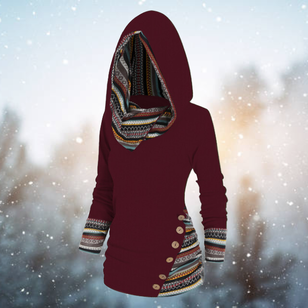 Sylvia | Tribal hættetrøje