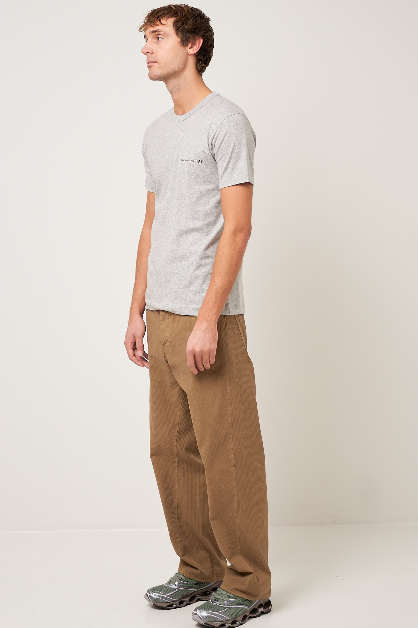 Cdg SHIRT T-Shirt Top Grey Hot på udsalg