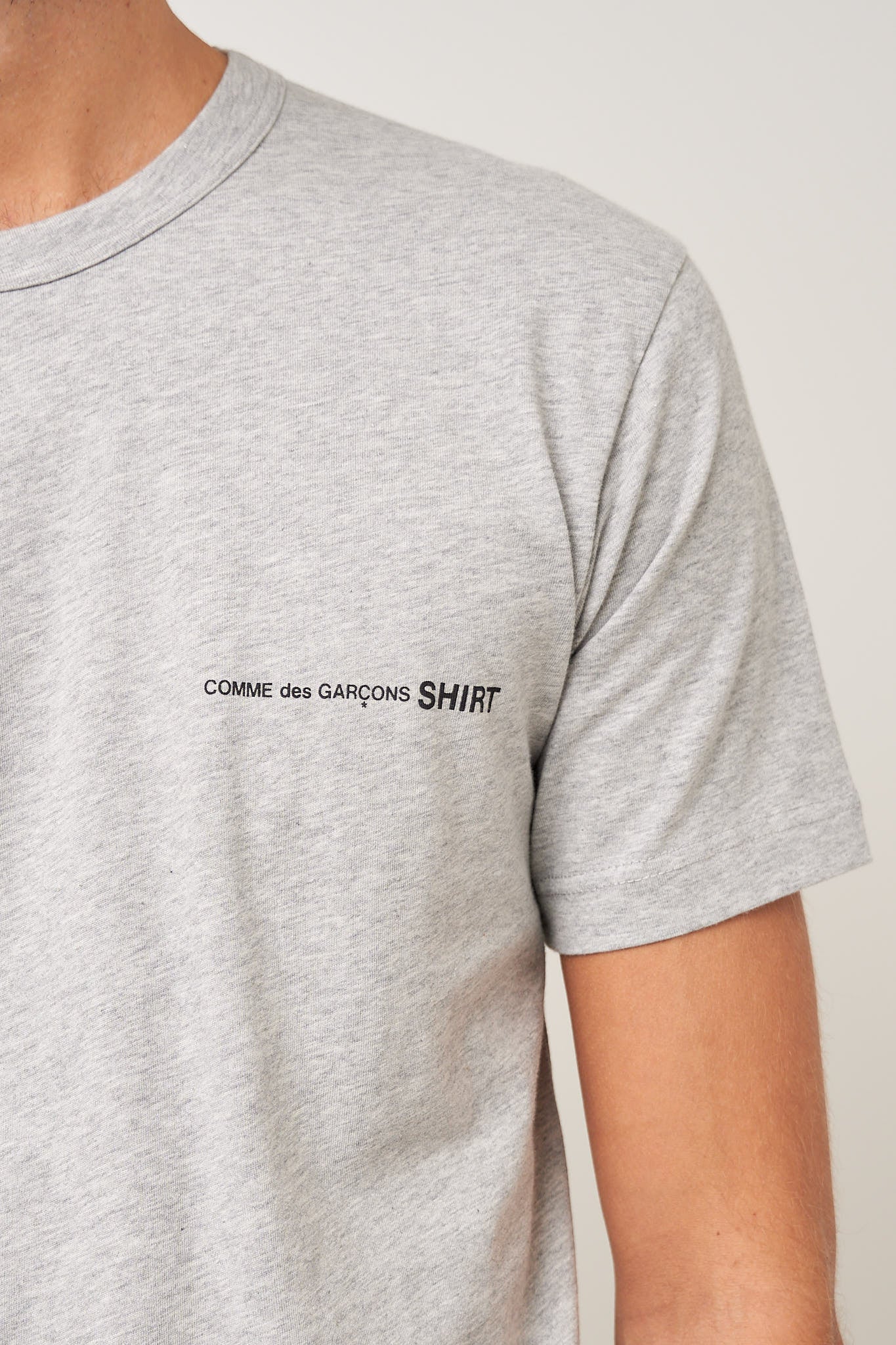 Cdg SHIRT T-Shirt Top Grey Hot på udsalg