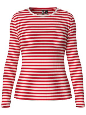 Pieces Ruka LS Bluse Lollipop Stripes/Cloud Dancer NO25