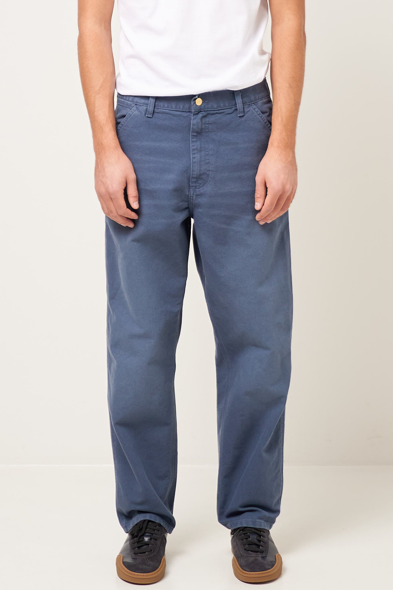 Single Knee Pant Dusky Blue