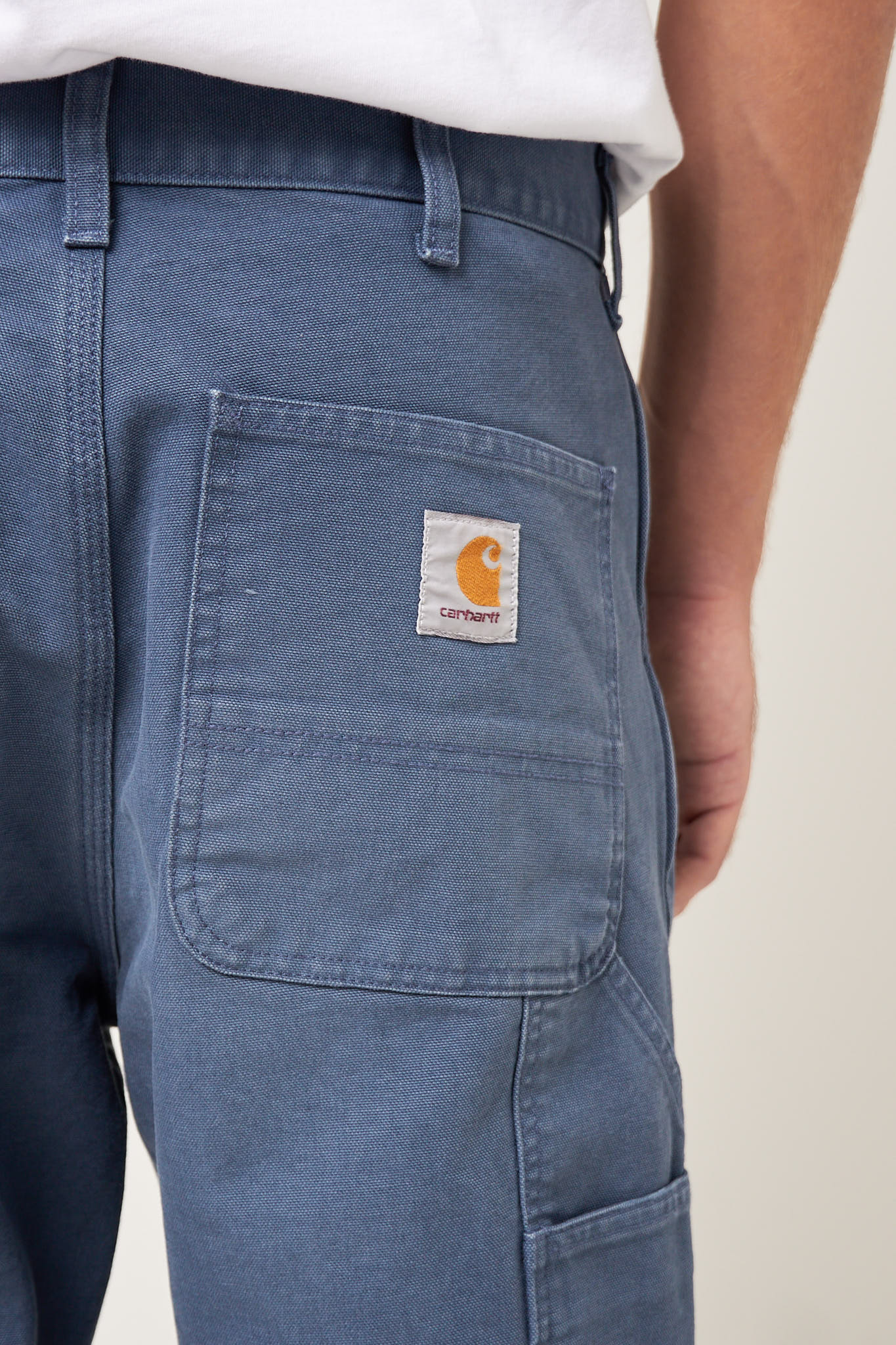 Single Knee Pant Dusky Blue